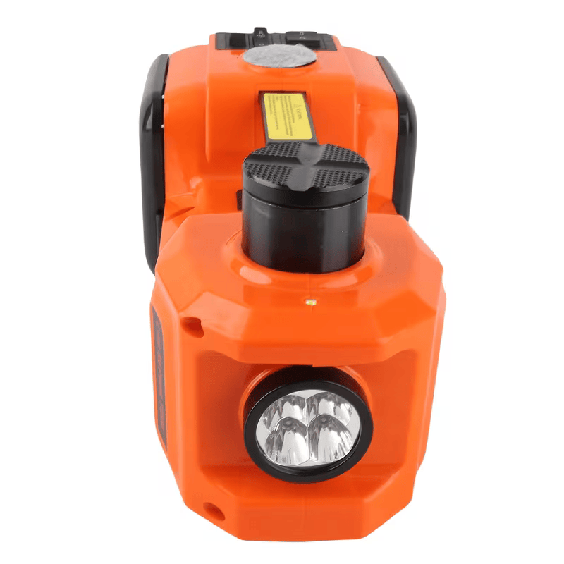 Top view of the hydraulic jack