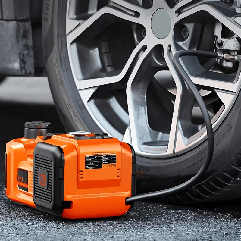 Tire inflator function in action